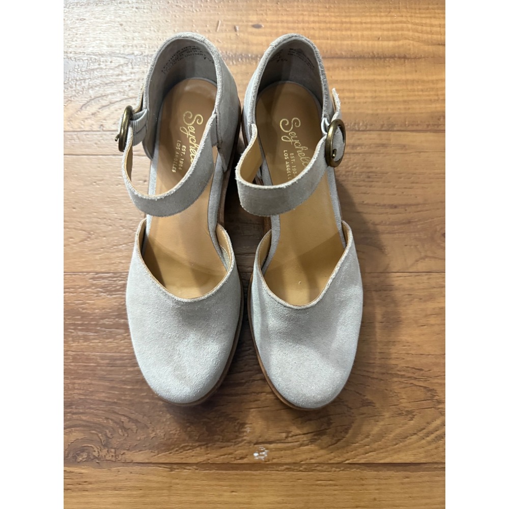Seychelles Leather or Suede Mary Janes - Lock and Key Womens 7.5